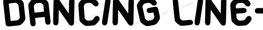 Dancing line字体转换